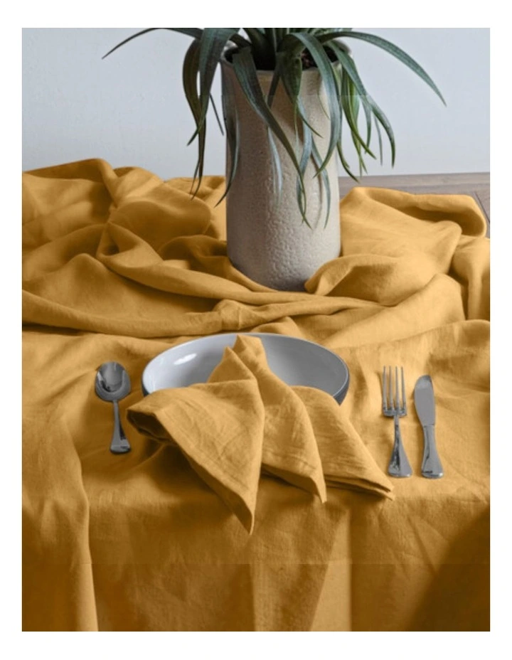 Linen Collection 4pk Napkins 50x50cm Honey image 2