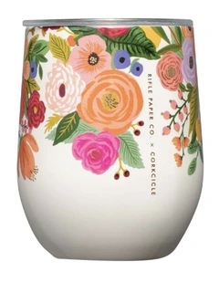 Corkcicle Stemless - 340ml Rifle Paper - Garden Party Cream