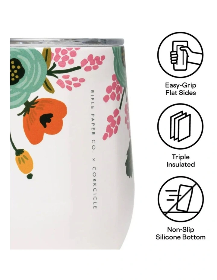 Corkcicle Stemless - 340ml Rifle Paper - Garden Party Cream image 2