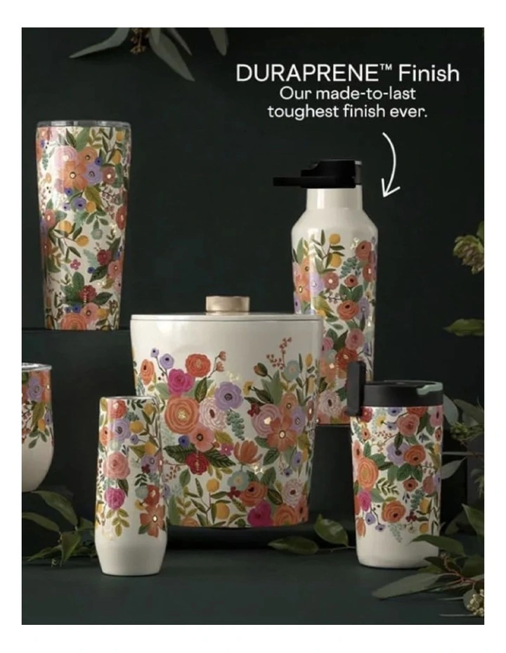 Corkcicle Stemless Flute - 207ml Rifle Paper - Garden Party Cream image 4