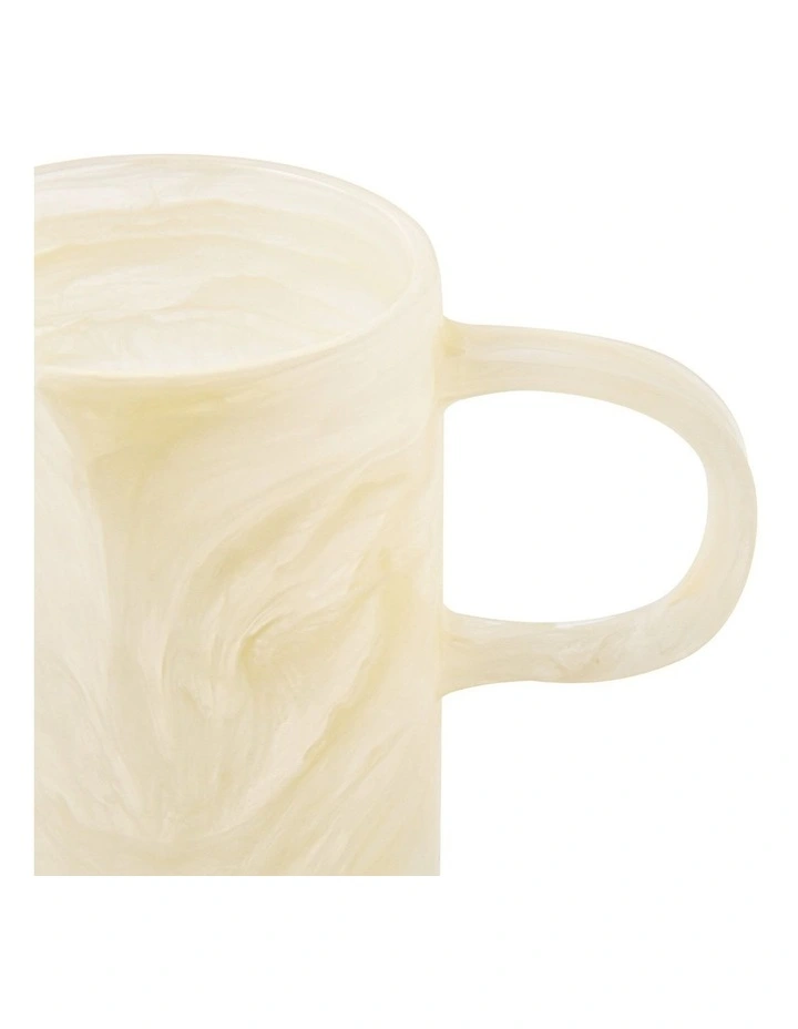 Cadence & Co. Chianti Resin Pitcher Jug in Vanilla image 6