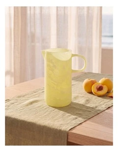 Cadence & Co. Chianti Resin Pitcher Jug in Lemon