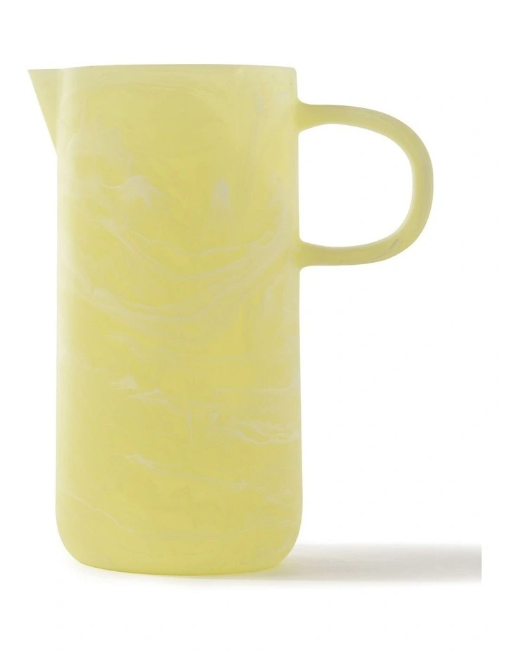 Cadence & Co. Chianti Resin Pitcher Jug in Lemon image 3