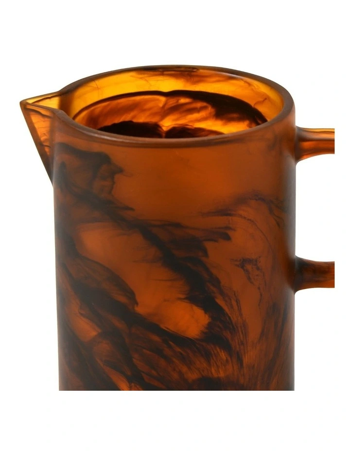 Cadence & Co. Chianti Resin Pitcher Jug in Amber image 6