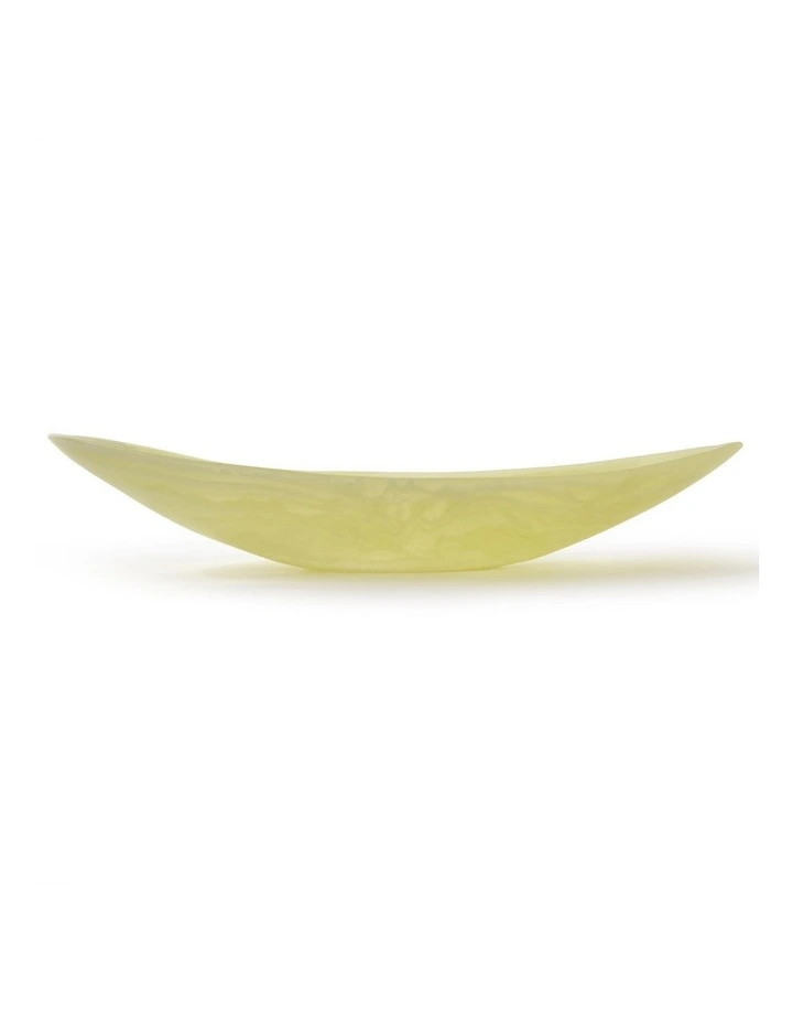 Cadence & Co. Chianti Resin Oval Serving Bowl 44x28x9cm in Lemon image 4