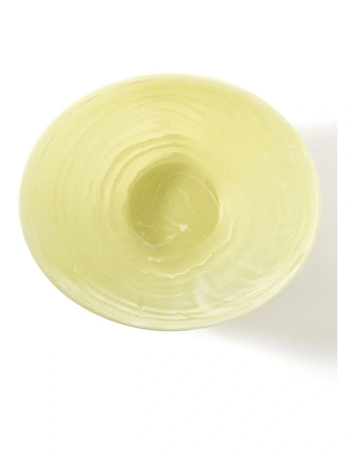 Cadence & Co. Chianti Resin Deep Serving Bowl 35x31x14cm in Lemon image 3