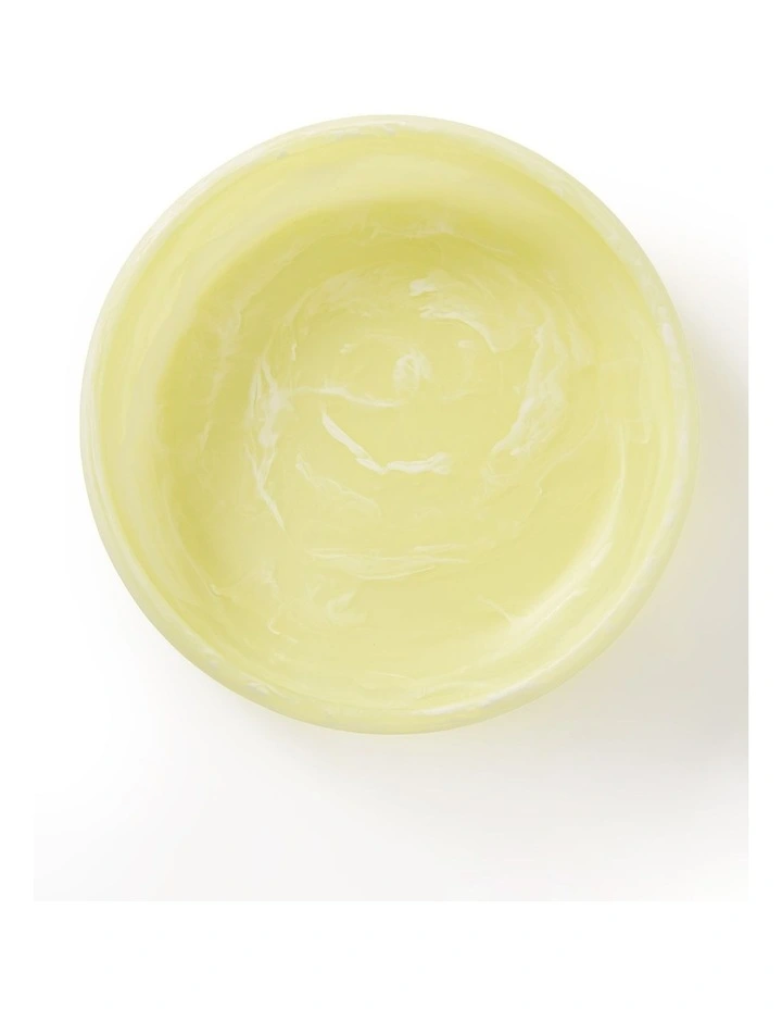 Cadence & Co. Chianti Resin Shallow Serving Bowl 29x29x7cm in Lemon image 3