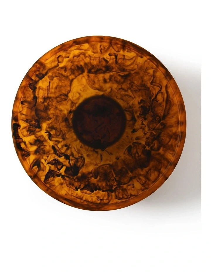 Cadence & Co. Chianti Resin Cake Stand 28x28x11cm in Amber image 3