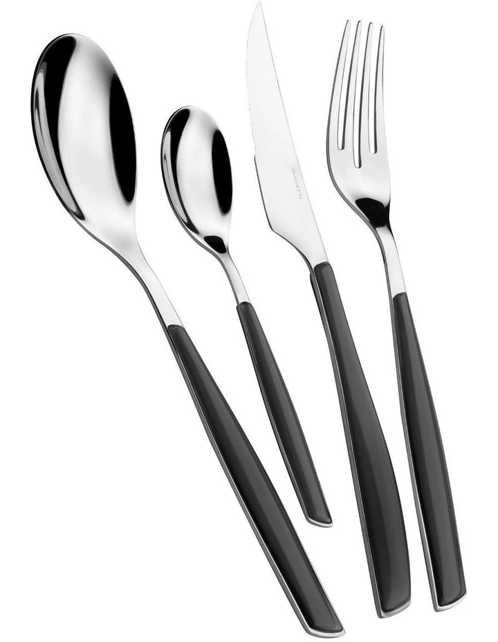Bugatti Glamour 24-piece Cutlery Set - Smoky Black image 1