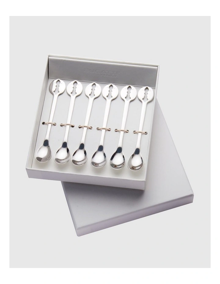 Bugatti Kiss Set of 6 Moka Spoons image 2