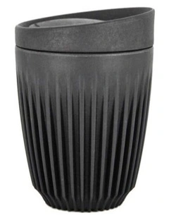 Huskee Charcoal Cup w Lid - 6oz