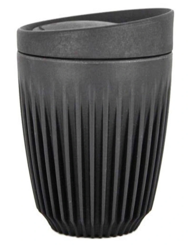 Huskee Charcoal Cup w Lid - 6oz image 1