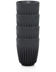 Huskee Charcoal Cups - 4 Pack - 3oz
