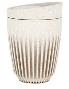 Huskee Natural Cup w Lid - 6oz