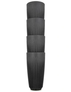 Huskee Charcoal Cups - 4 Pack - 12oz