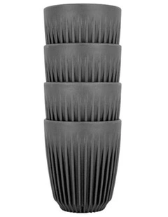 Huskee Charcoal Cups - 4 Pack - 6oz