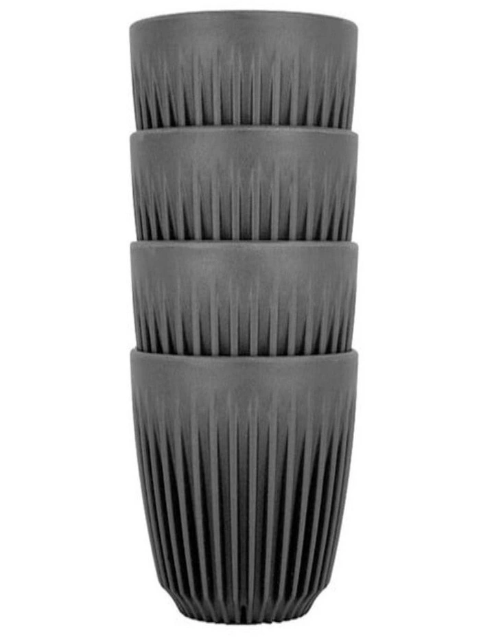 Huskee Charcoal Cups - 4 Pack - 6oz image 1