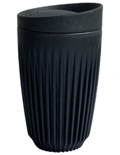 Huskee Charcoal Cup w Lid - 8oz