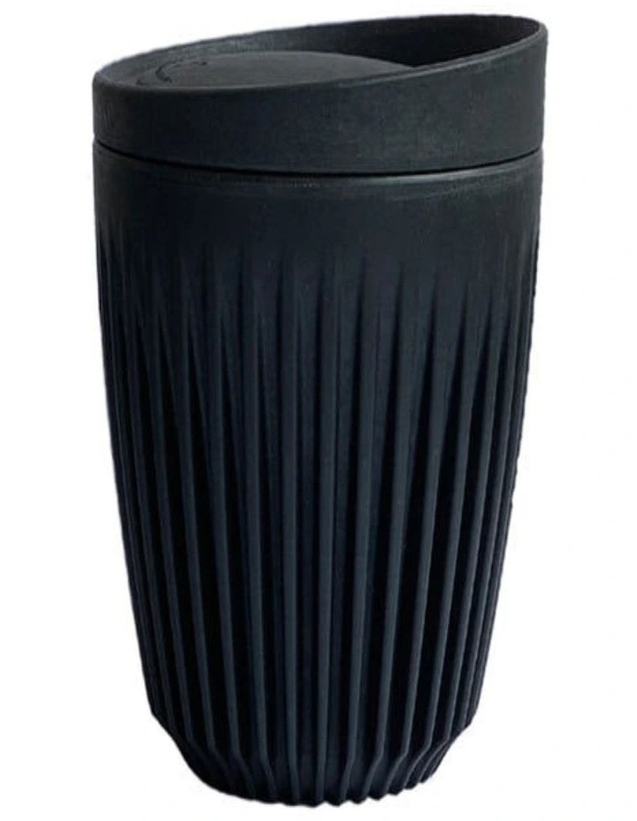 Huskee Charcoal Cup w Lid - 8oz image 1