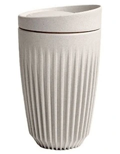 Huskee Natural Cup w Lid - 8oz