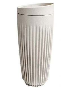 Huskee Natural Cup w Lid - 12oz