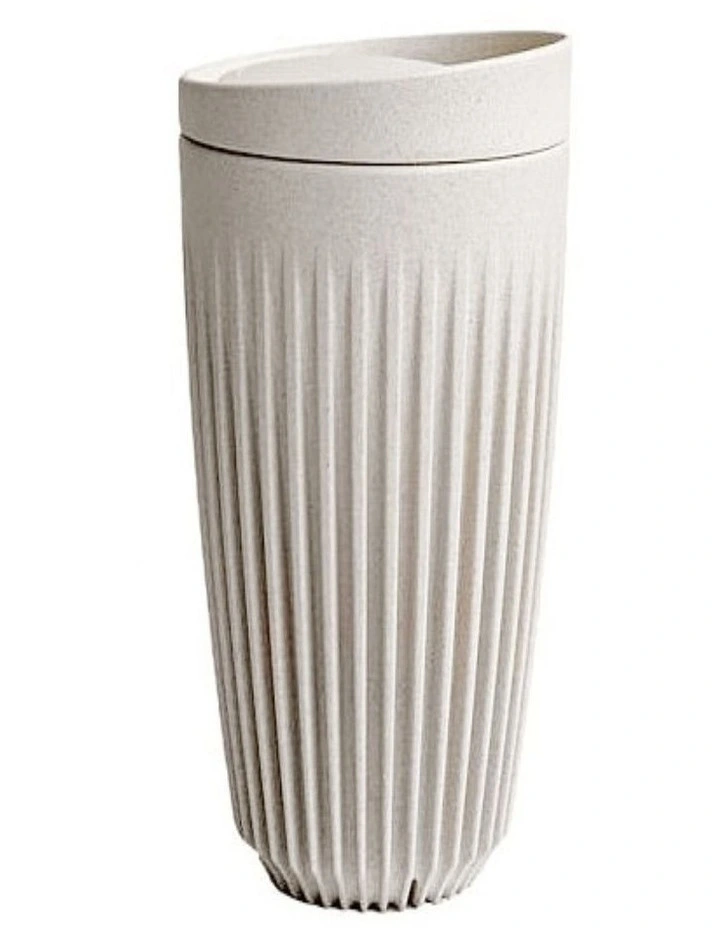 Huskee Natural Cup w Lid - 12oz image 1