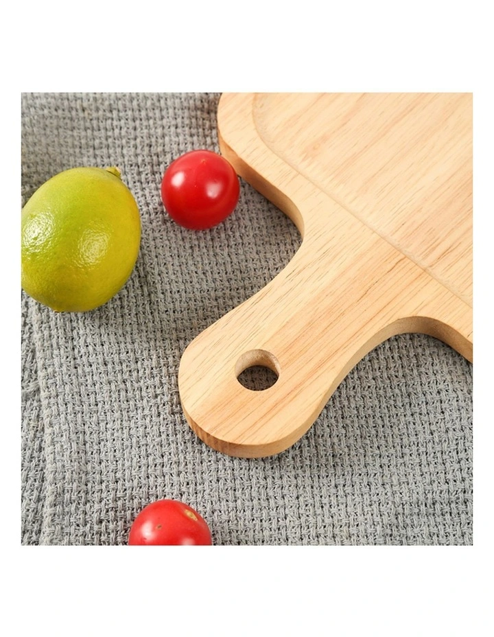 SOGA 2X 35cm Rectangular Oak Wood Serving Tray Charcuterie Board image 6