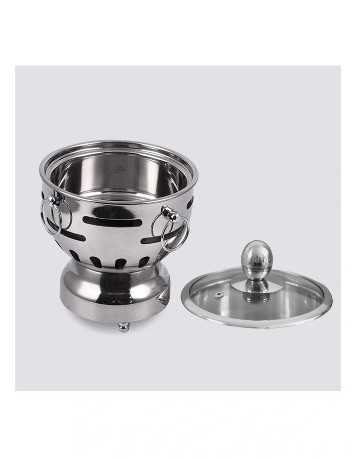 SOGA 2 Pack Mini Hot Pot Alcohol Stove Glass Lid image 4