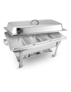 SOGA Chafing Dish Triple Tray 3L Stainless Steel Food Warmer