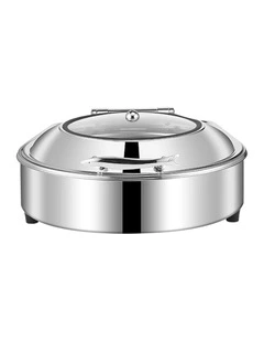 SOGA Round Chafing Dish Stainless Steel Food Warmer