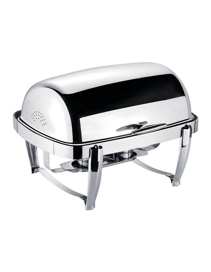 SOGA 2 Pack Double Soup Tureen Chafing Dish 6.5L Stainless Steel Lid Food Warmer image 3