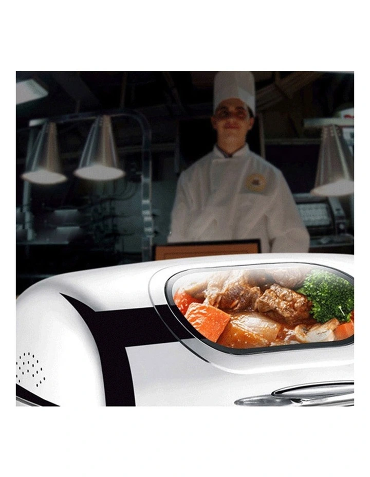 SOGA Double Soup Tureen Chafing Dish 6.5L Visual Lid Food Warmer image 7