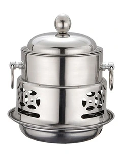 SOGA Mini Hot Pot Alcohol Stove Stainless Steel Lid