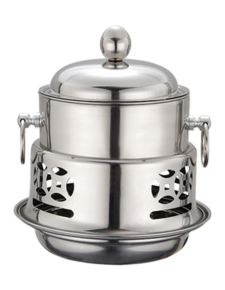 SOGA Mini Hot Pot Alcohol Stove Stainless Steel Lid image 1