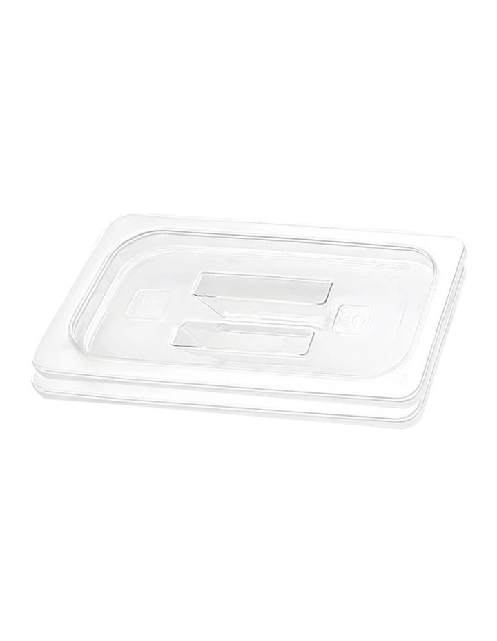 SOGA Clear Gastronorm 1/3 GN Lid Food Tray Top Cover Bundle of 2 image 1