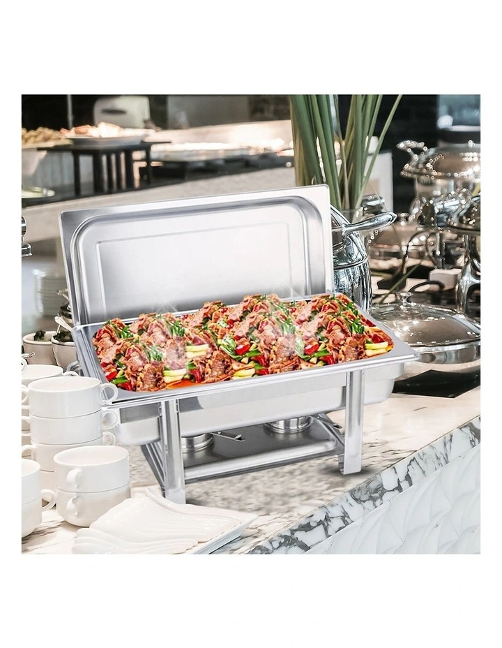 SOGA Chafing Dish Single Tray Stainless Steel Food Warmer image 4