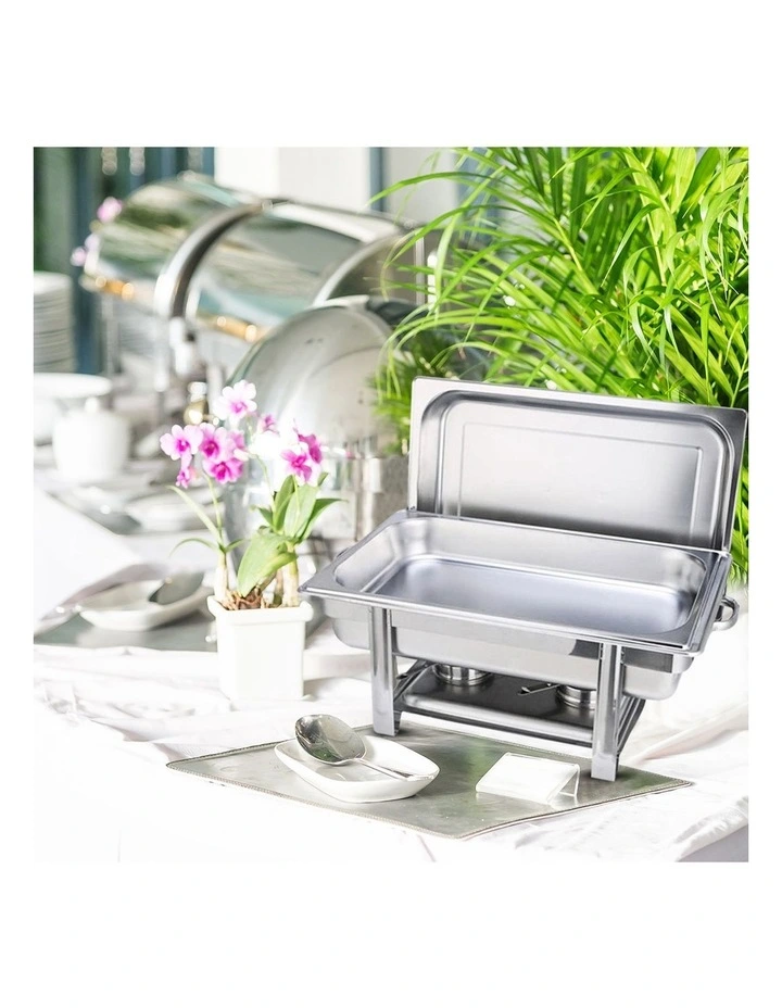 SOGA Chafing Dish Single Tray Stainless Steel Food Warmer image 6