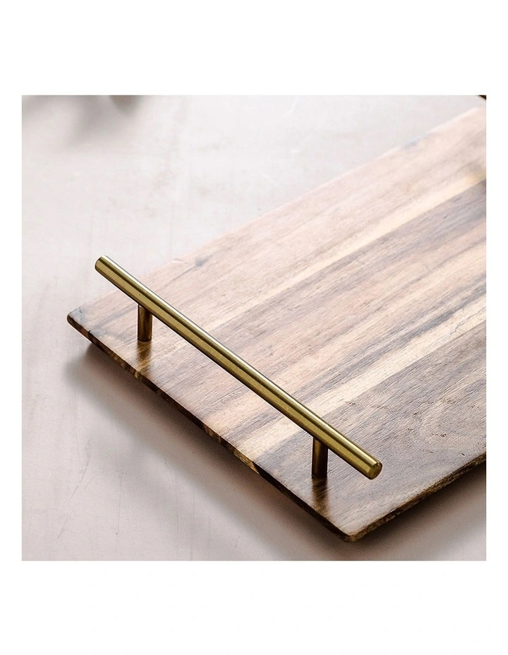 SOGA 2X 36cm Acacia Wood Serving Tray Charcuterie Board image 7