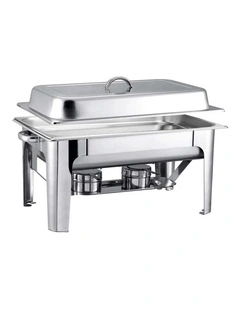 SOGA Chafing Dish Single Pan 9L Stainless Steel Food Warmer