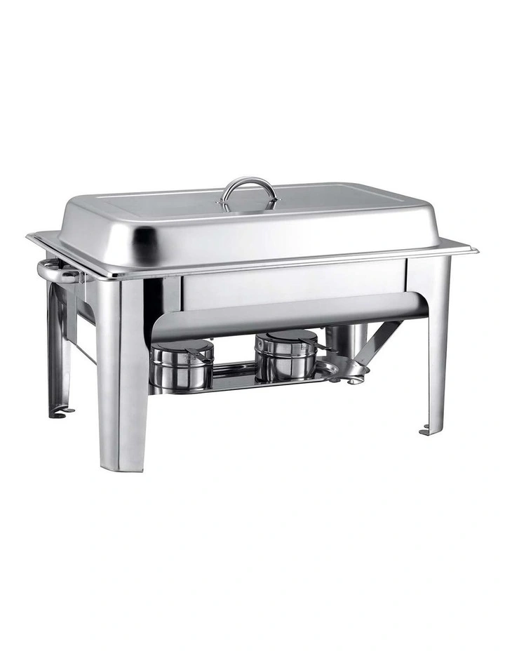 SOGA 2 Pack Chafing Dish 3 Pan 9L Stainless Steel Food Warmer image 7