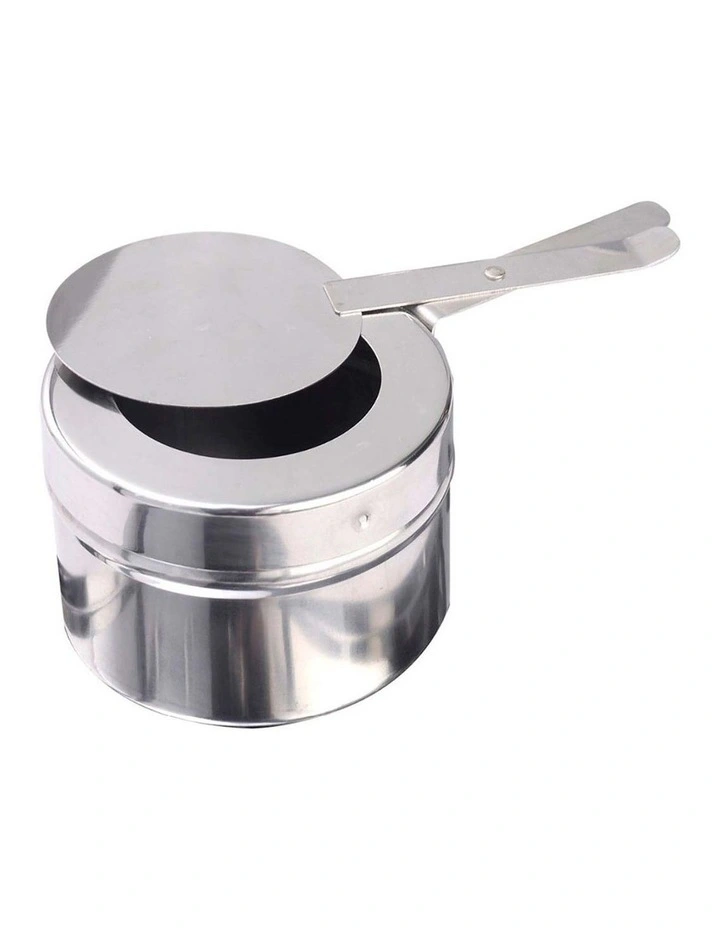 SOGA 4 Pack Chafing Dish 6L Round Glass Lid Stainless Steel Food Warmer image 5