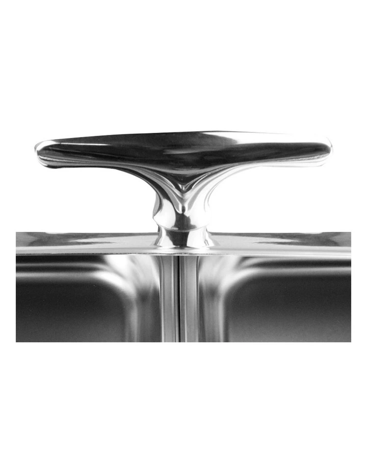 SOGA Double Soup Tureen Chafing Dish 6.5L Stainless Steel Lid Food Warmer image 4