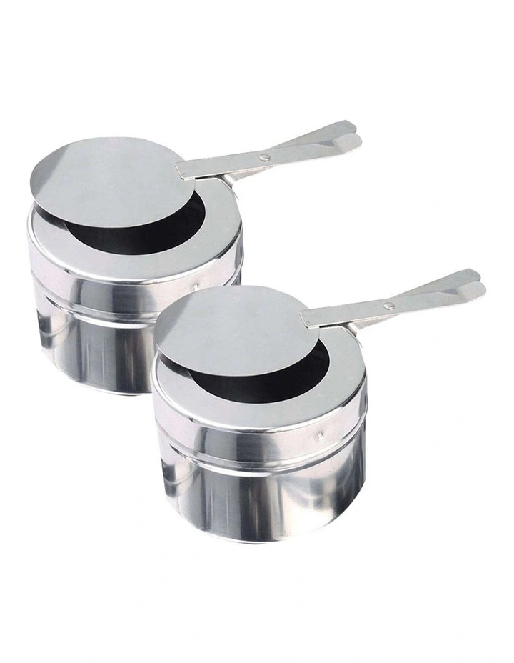 SOGA Double Soup Tureen Chafing Dish 6.5L Stainless Steel Lid Food Warmer image 5
