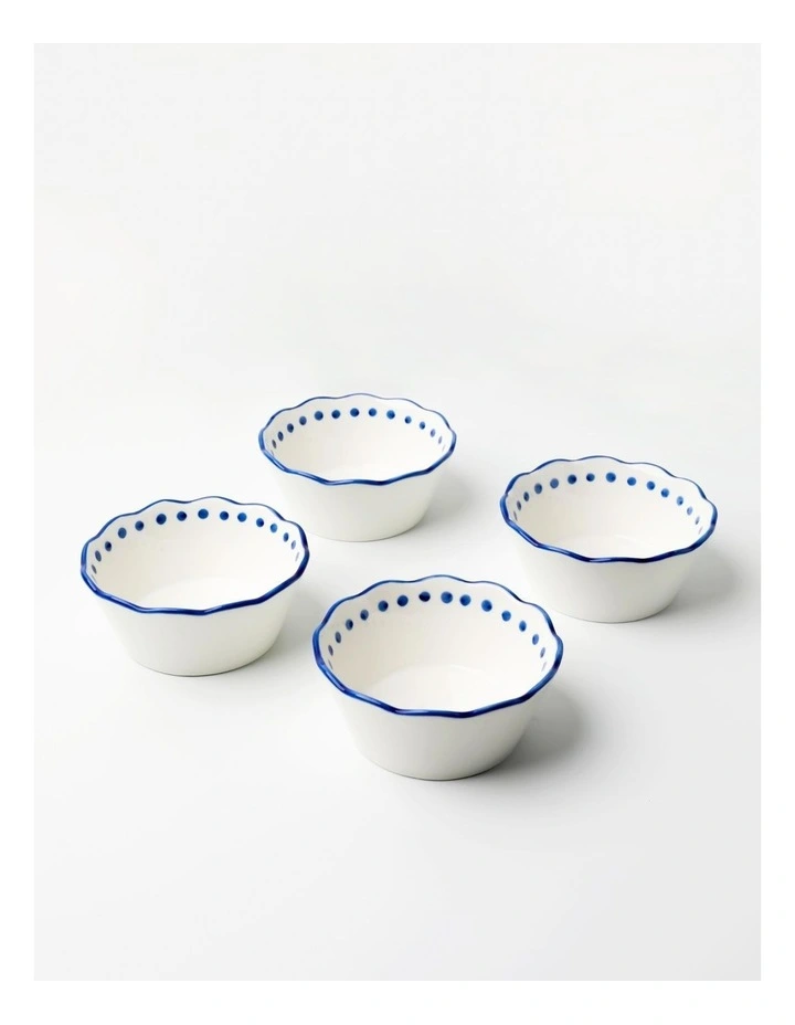 No.22 Home Capri Blue Mini Bowls Set of 4 image 2