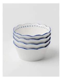 No.22 Home Capri Blue Maxi Bowls Set of 4
