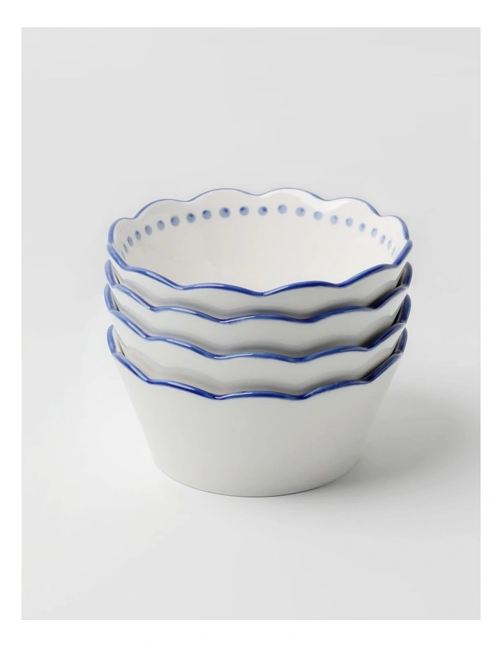 No.22 Home Capri Blue Maxi Bowls Set of 4 image 1