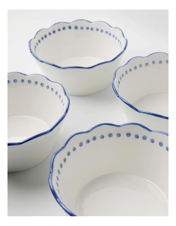 No.22 Home Capri Blue Maxi Bowls Set of 4 image 2