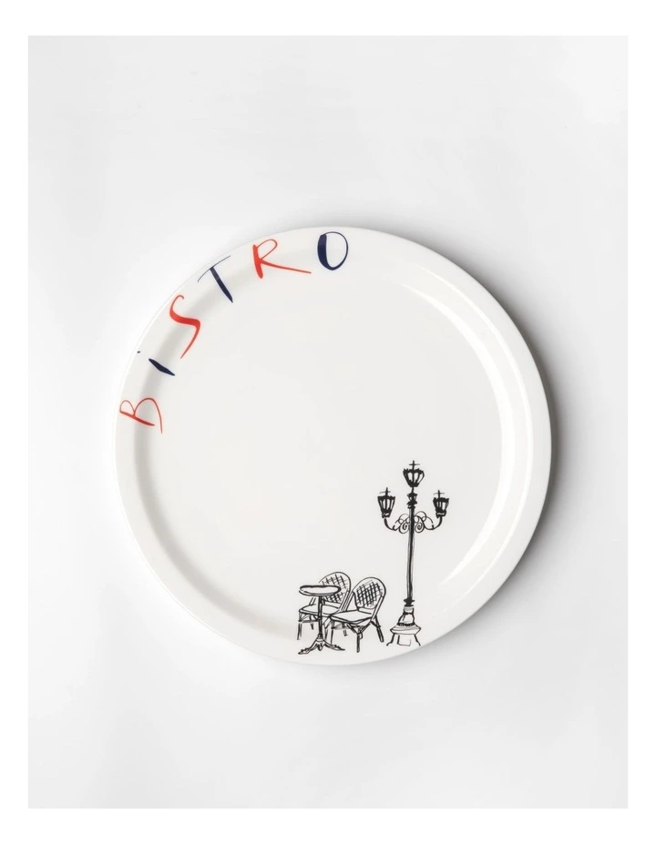 Paris Bistro Plates Set of 4 image 1