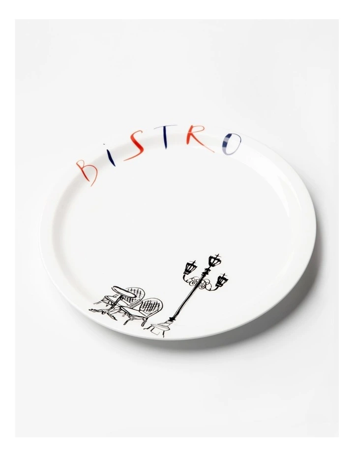 Paris Bistro Plates Set of 4 image 2