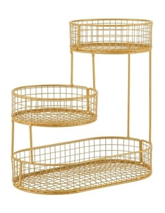 5-Star Chef Fruit Basket Bowl Space Saving Kitchen Food Storage Organiser